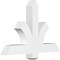 Ekena Millwork Redmond Architectural Grade PVC Gable Bracket, 36"W x 24"H x 4"D x 4"F, 16/12 Pitch GBP036X24X0404RED00 - alternate 1
